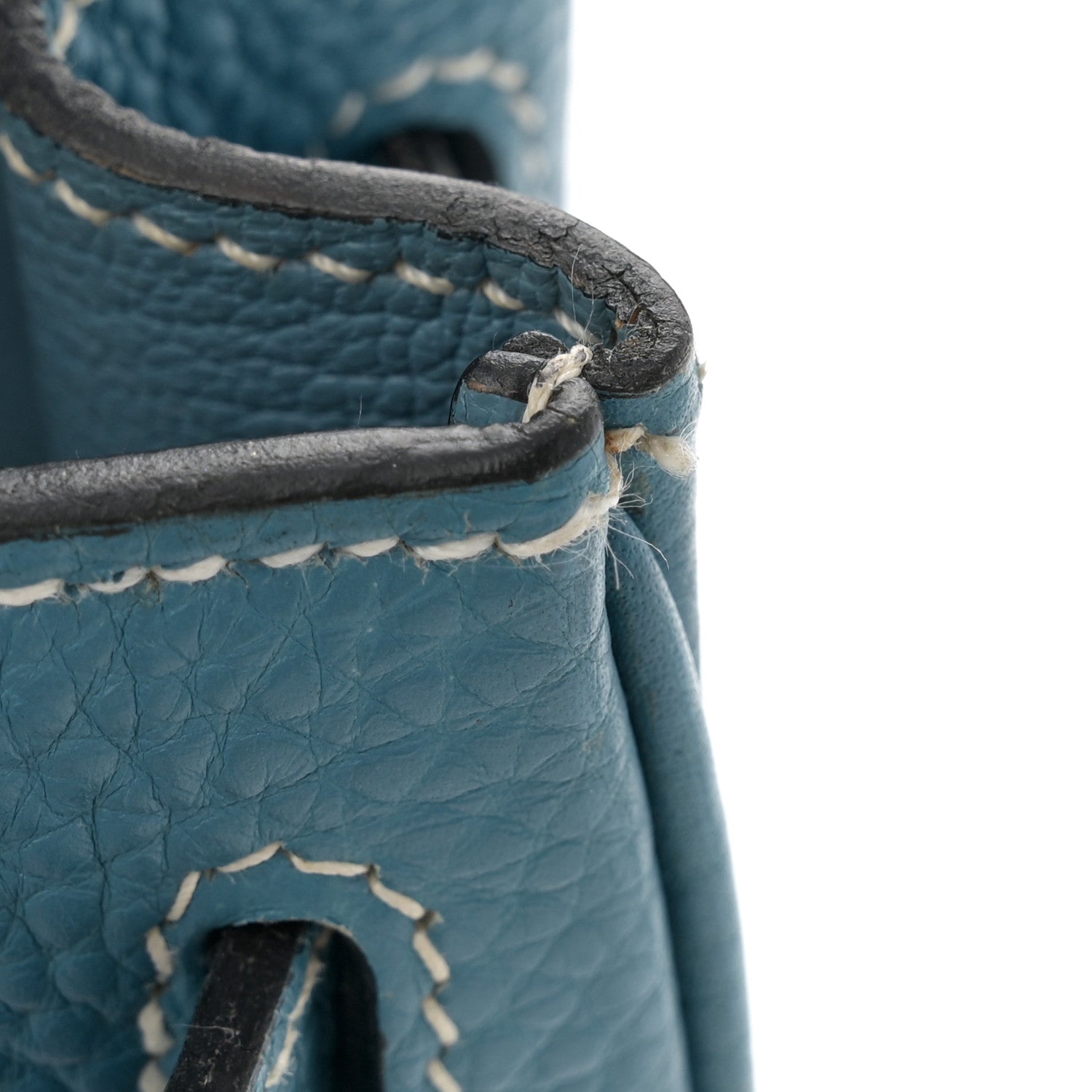 Hermes Togo Kelly Retourne 28 Blue Jean 14 of 14