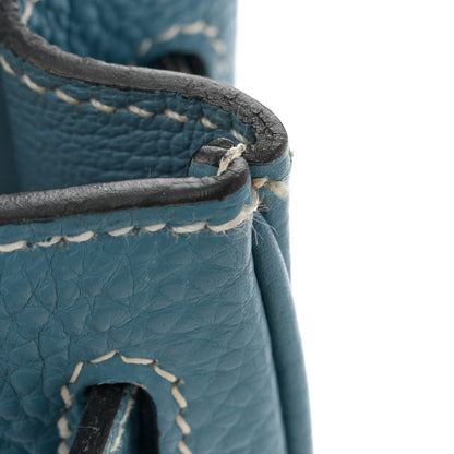 Hermes Togo Kelly Retourne 28 Blue Jean 14 of 14