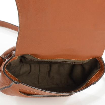 Chloe Calfskin Mini Marcie Round Crossbody Bag Tan 10 of 16