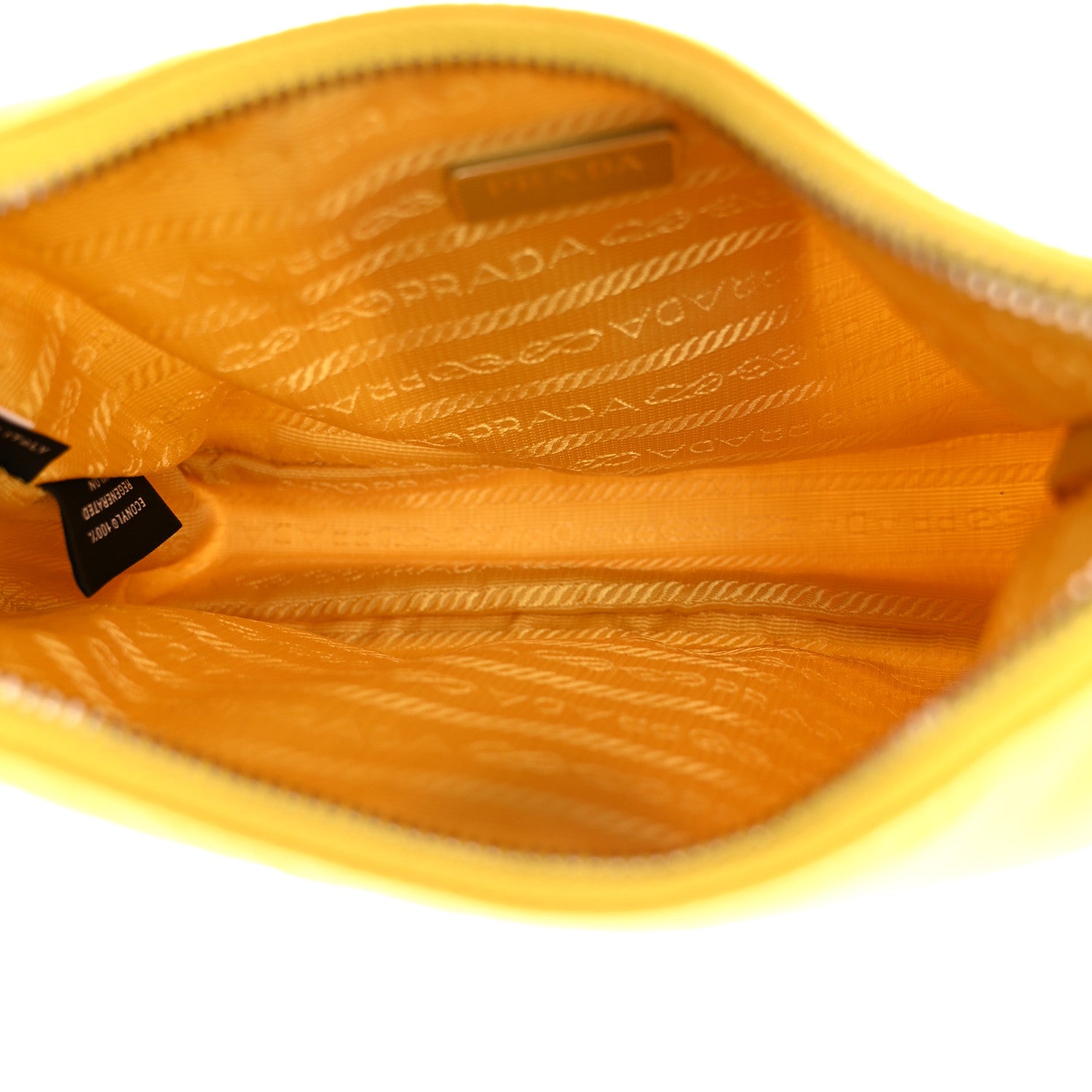 Prada Tessuto Nylon Saffiano Mini Re-Edition 2005 Bag Cedro 5 of 9