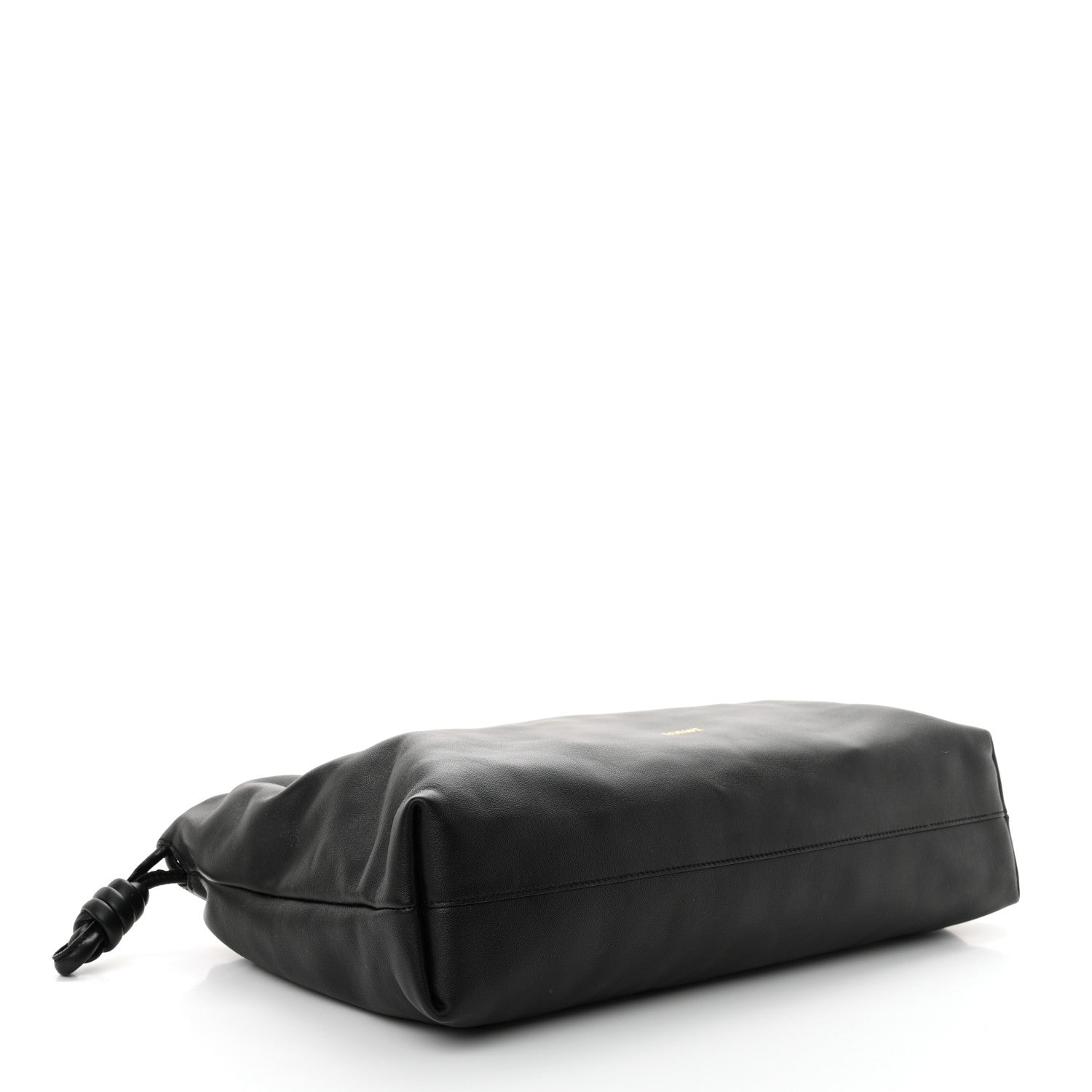 Loewe Mellow Nappa Donut Chain Large Flamenco Knot Clutch Black 4 of 10