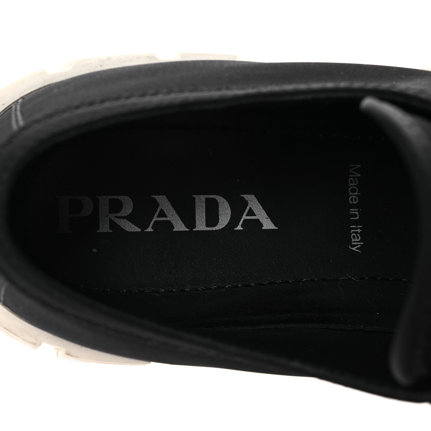 Prada Re-Nylon Gabardine Triangle Logo Double Wheel 50mm Sneakers 41.5 Black 9 of 12