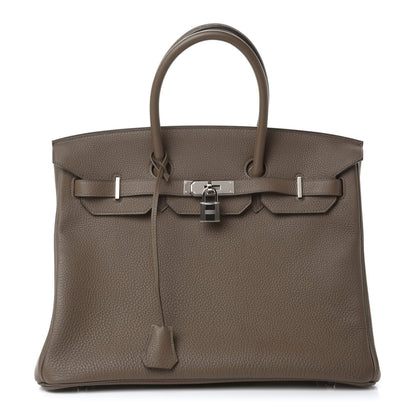 Hermes Togo Birkin 35 Cacao 1 of 11