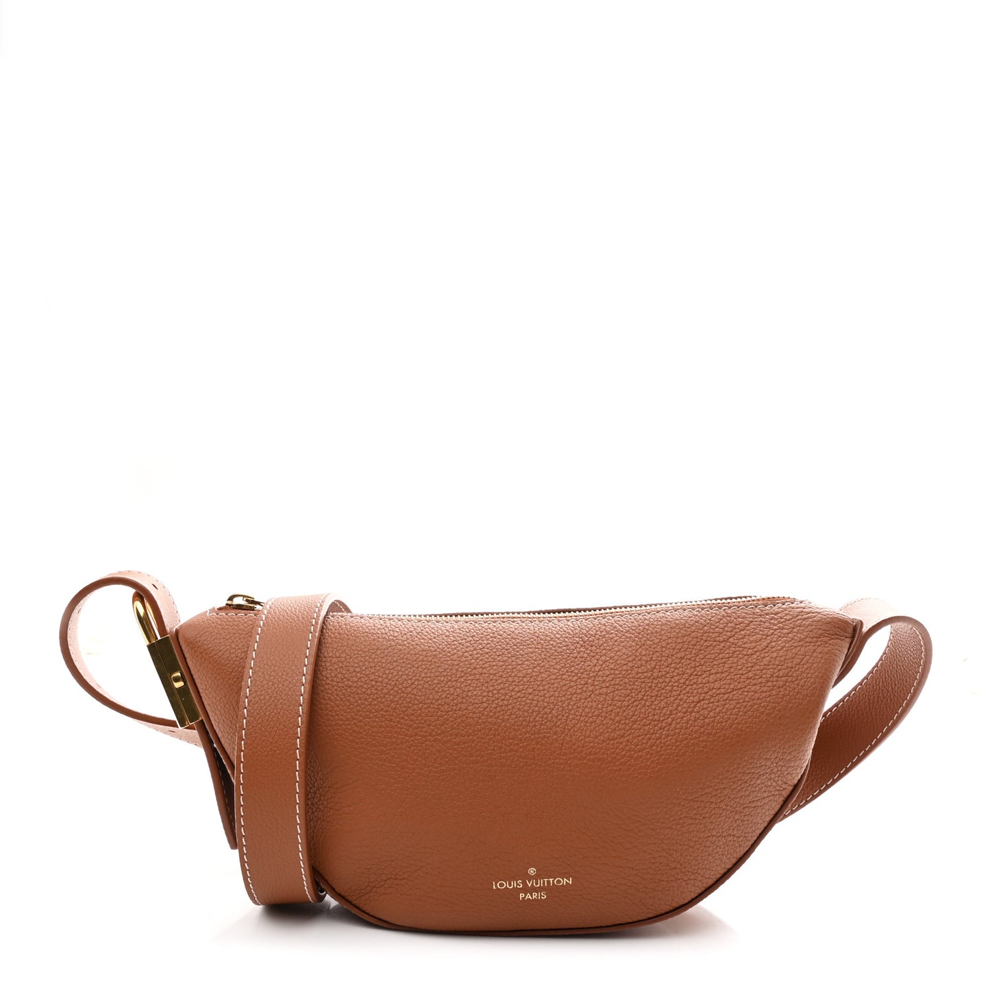 Smooth Calfskin Low Key Bumbag Cognac