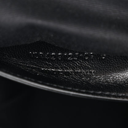 Saint Laurent Suede Tri-Quilt Monogram Medium College Bag Black 7 of 11