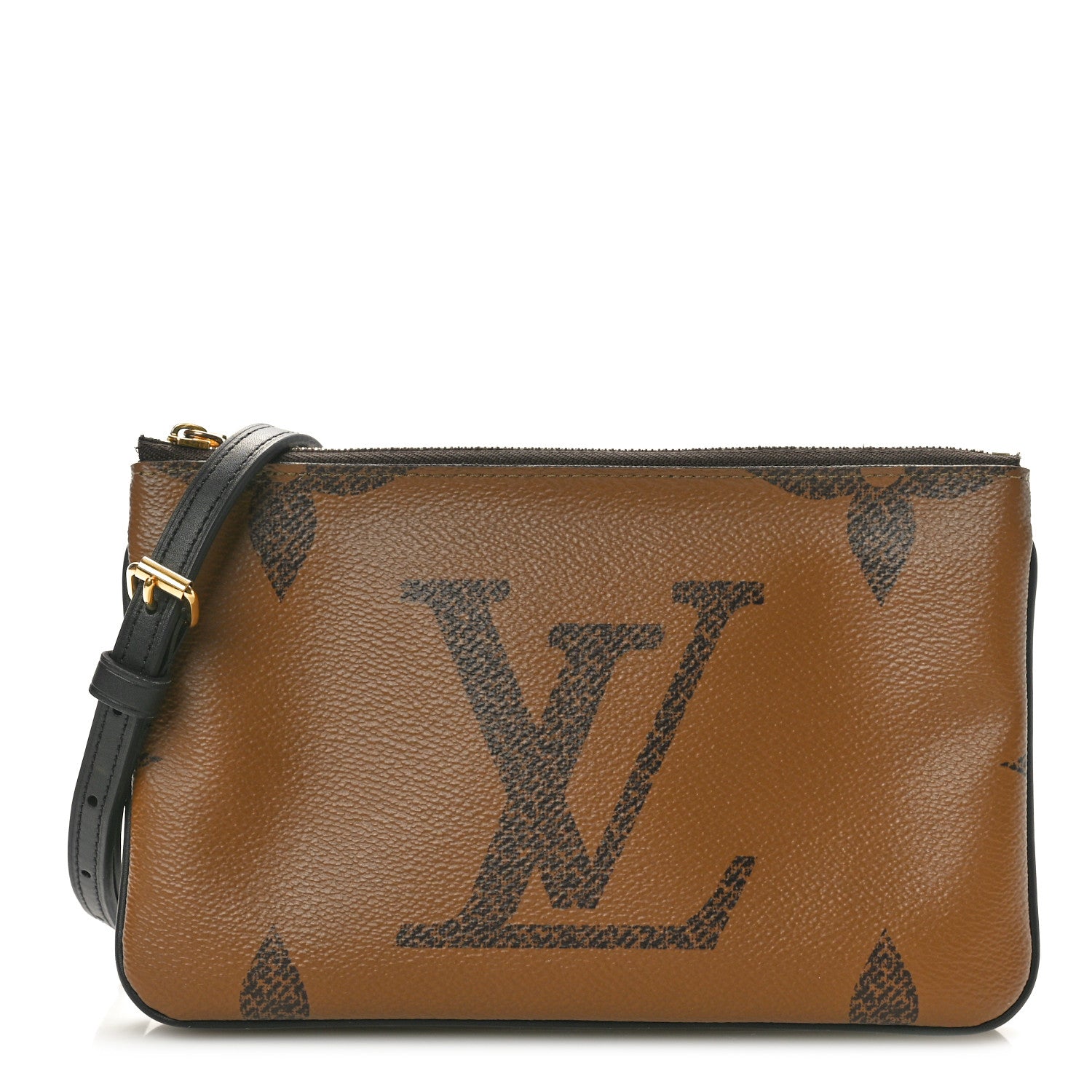 Louis Vuitton Reverse Monogram Giant Double Zip Pochette 1 of 10