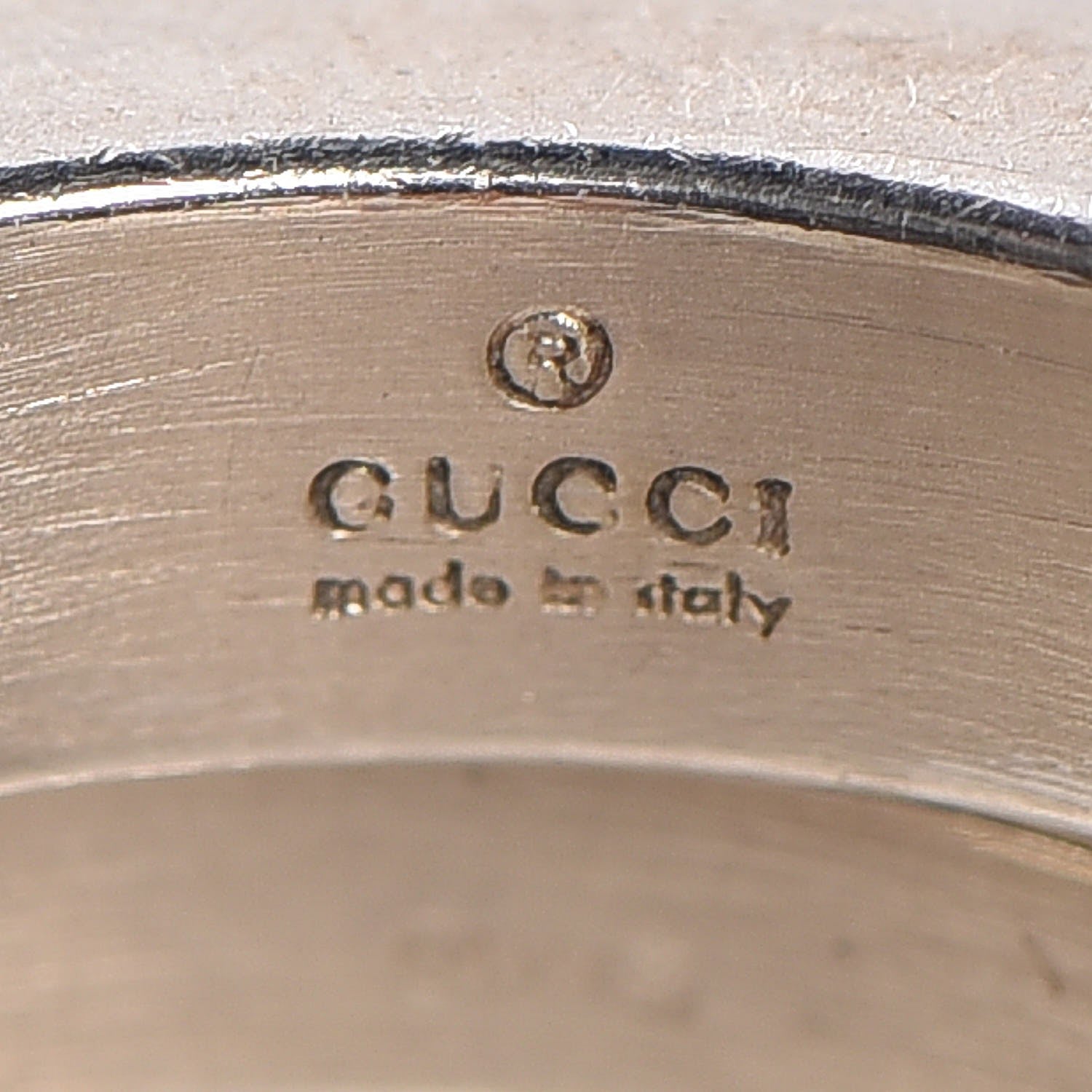 Gucci Sterling Silver Stackable Rings 52 6 5 of 7