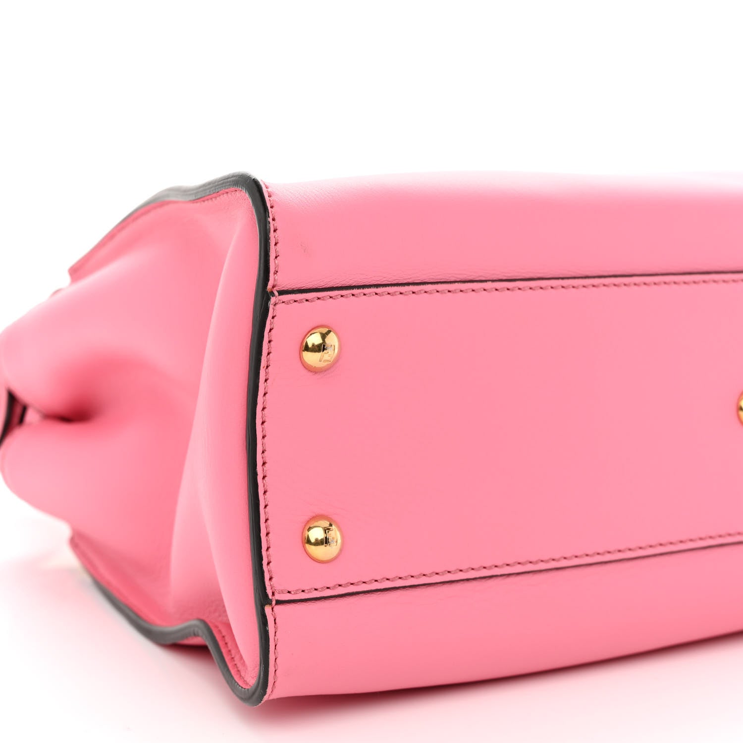 Fendi Vitello Seta Medium Peekaboo Iconic Satchel Pink 9 of 10