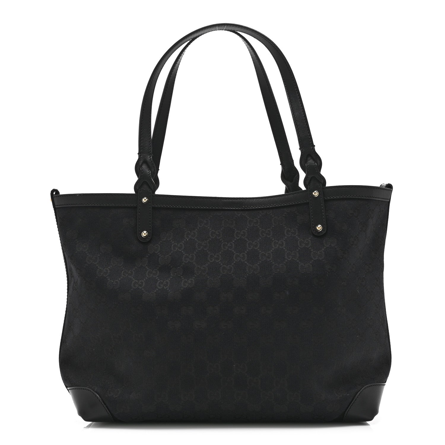 Gucci Monogram Medium Craft Tote Black 1 of 11