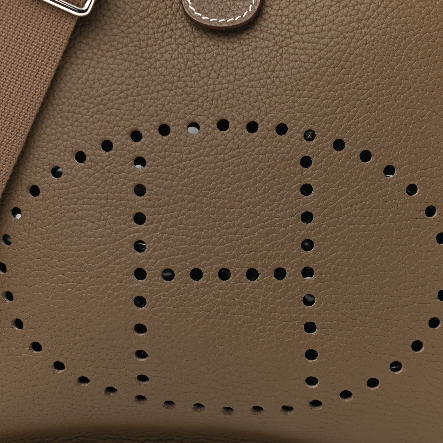 Hermes Taurillon Clemence Evelyne III PM Etoupe 8 of 12