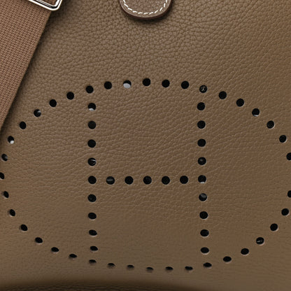 Hermes Taurillon Clemence Evelyne III PM Etoupe 8 of 12