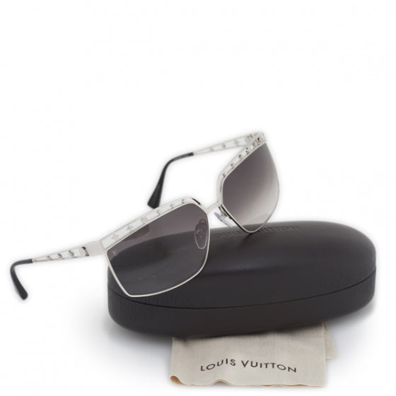 Louis Vuitton Dorothy PM Sunglasses Silver 10 of 11