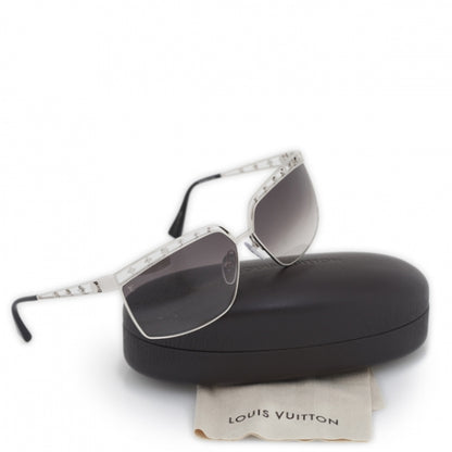Louis Vuitton Dorothy PM Sunglasses Silver 10 of 11