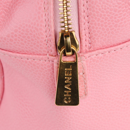 Chanel Caviar Quilted Petit Timeless Shopping Tote PTT Pink 6 of 10