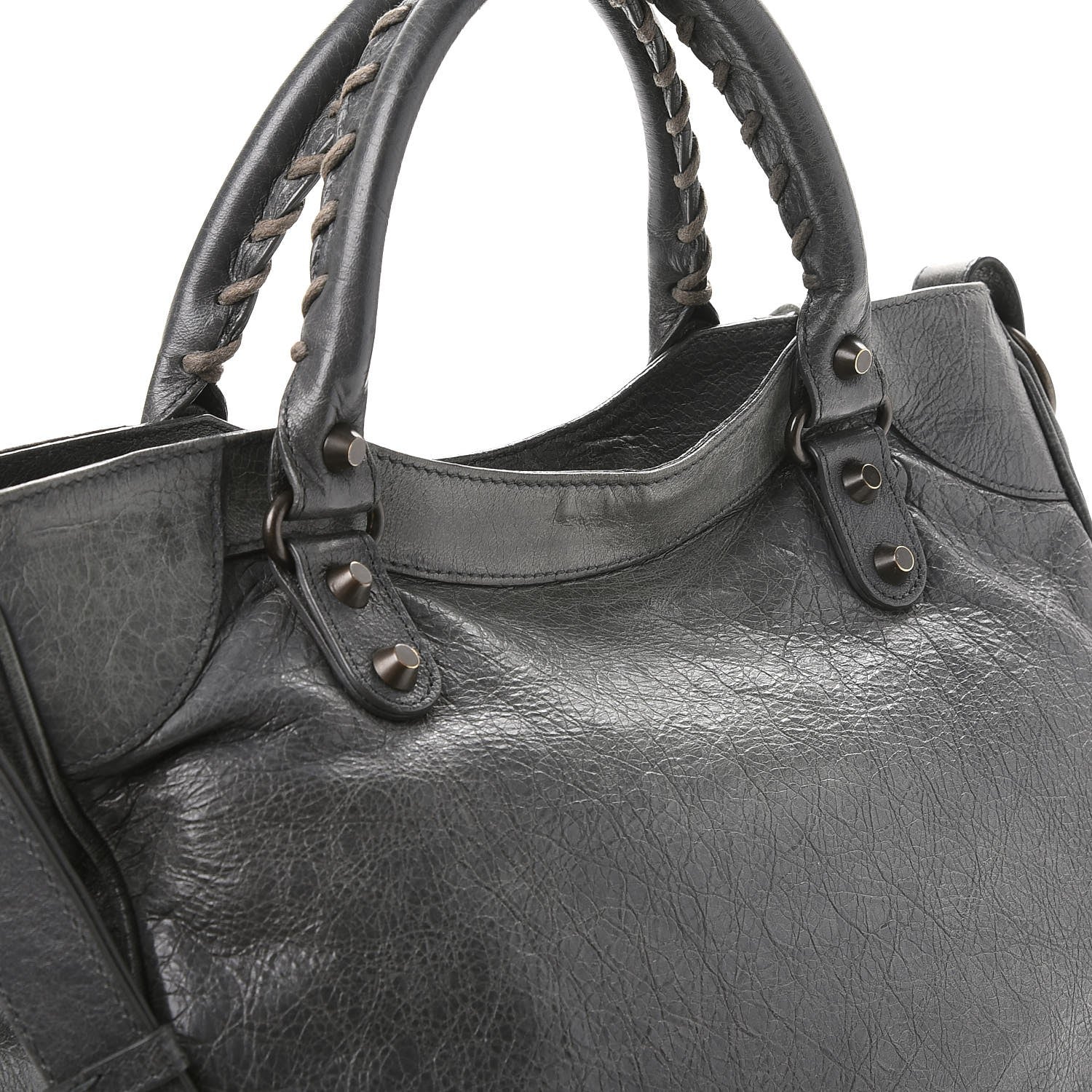 Balenciaga Agneau Classic Hardware Velo Gris Tarmac 10 of 12