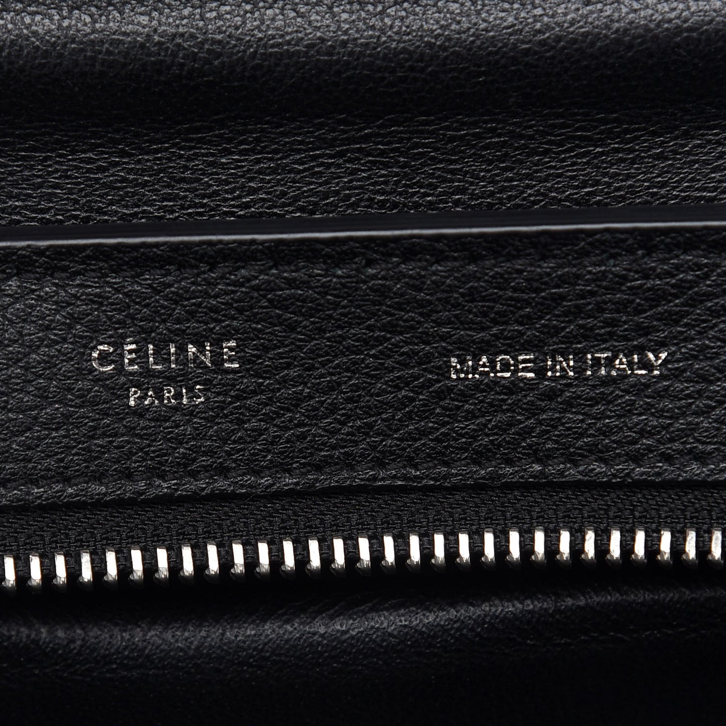 Drummed Calfskin Suede Small Trapeze Black