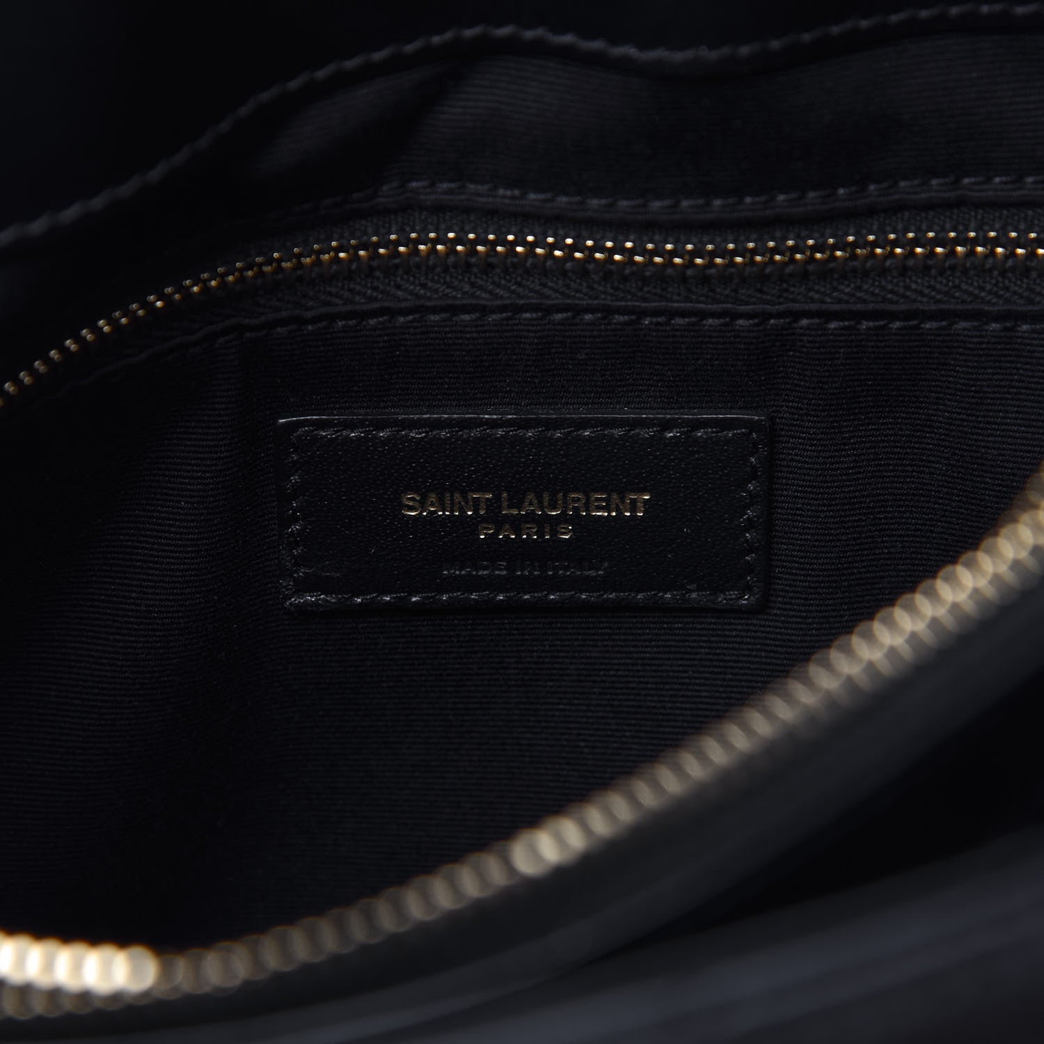 Saint Laurent Calfskin Y Quilted Monogram Medium Loulou Chain Satchel Black 8 of 10