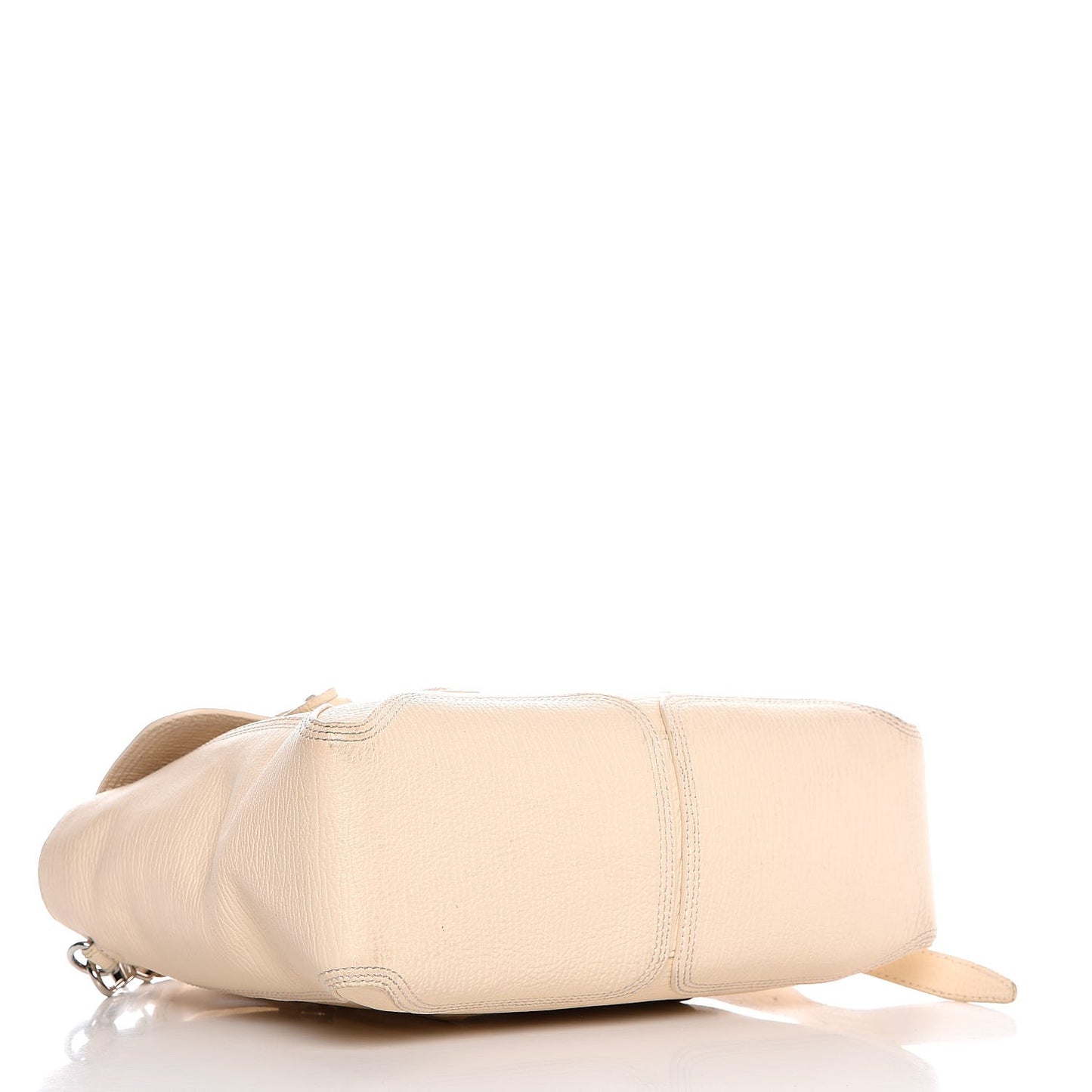 3.1 Textured Calfskin Medium Pashli Satchel Milk