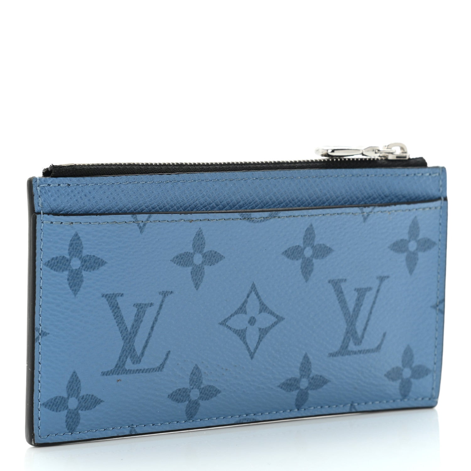 Louis Vuitton Taigarama Coin Card Holder Denim 3 of 8