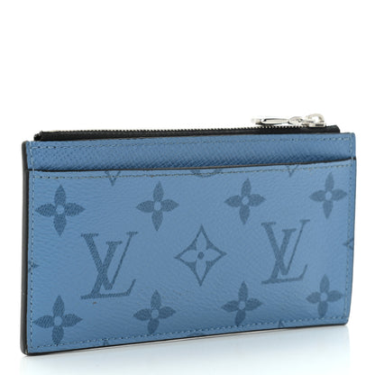 Louis Vuitton Taigarama Coin Card Holder Denim 3 of 8