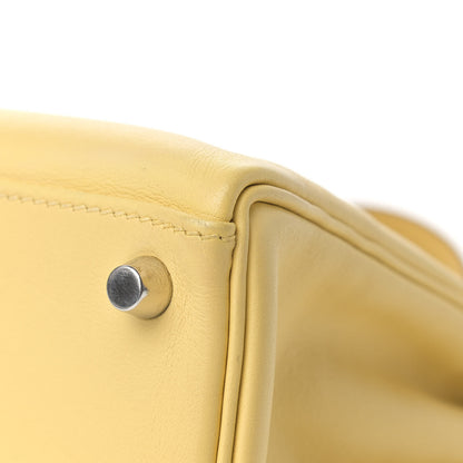 Hermes Swift Kelly Retourne 25 Jaune Poussin 9 of 17