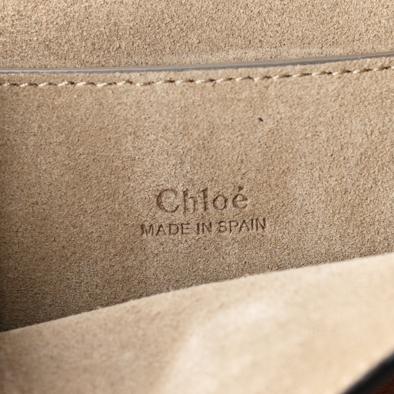 Chloe Suede Calfskin Mini Faye Bracelet Bag Tobacco 6 of 9