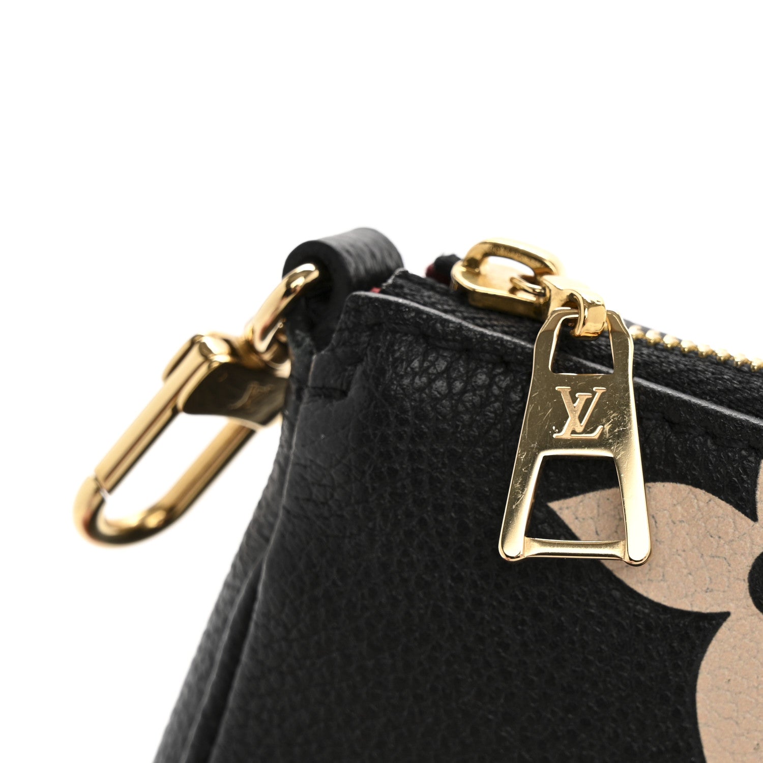 Louis Vuitton Empreinte Monogram Giant Multi Pochette Accessories Mini Pochette Black Beige 8 of 10