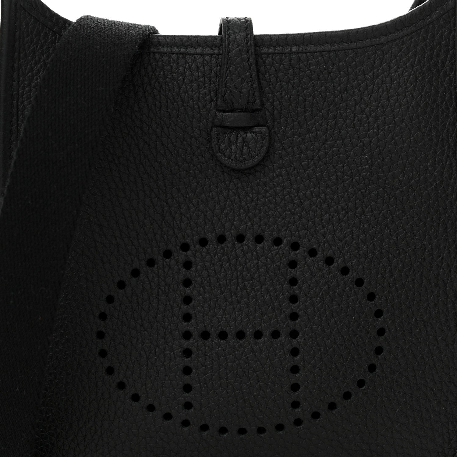 Hermes Taurillon Clemence Evelyne TPM Black 10 of 13