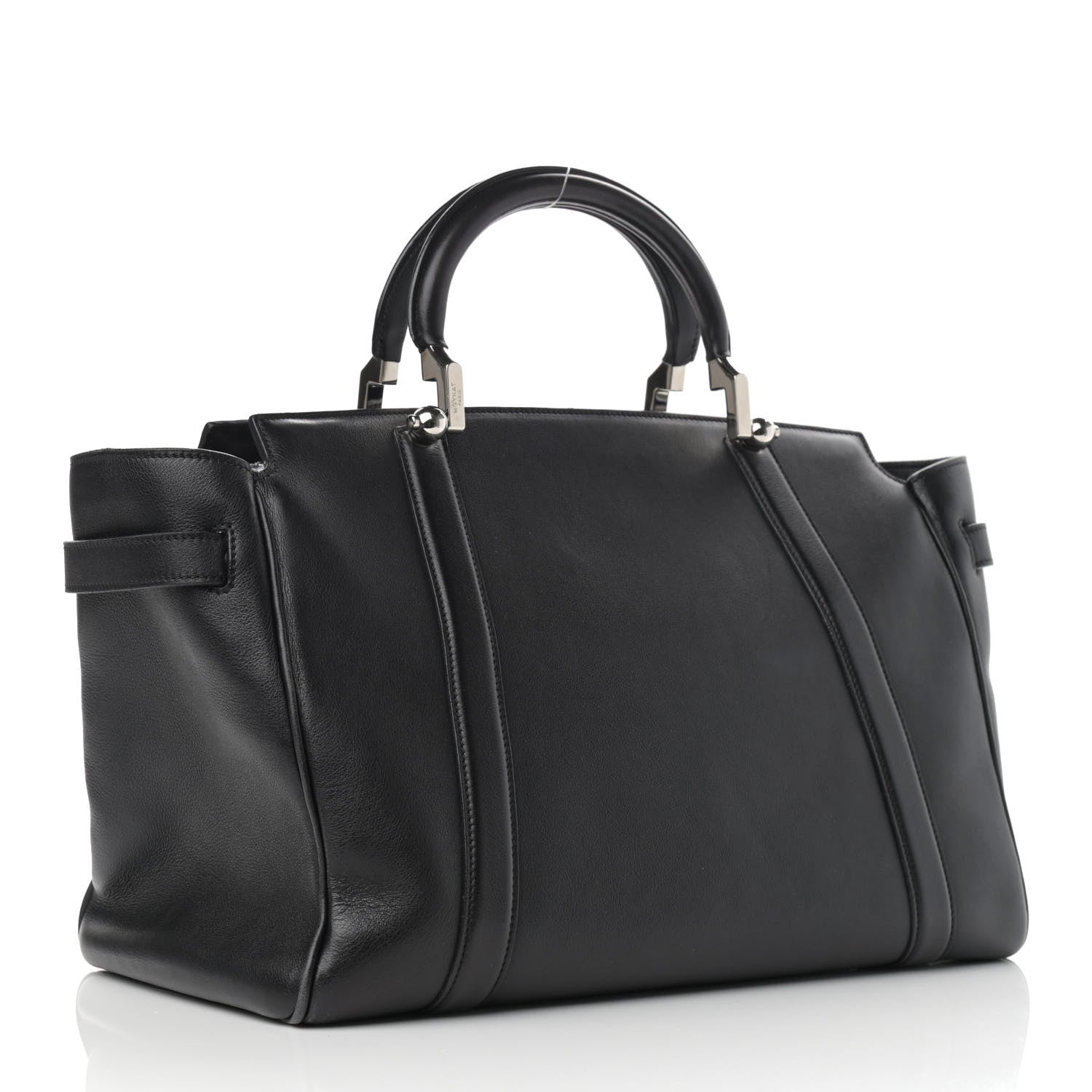 Moynat Calfskin Ballerine Tote Black 3 of 13