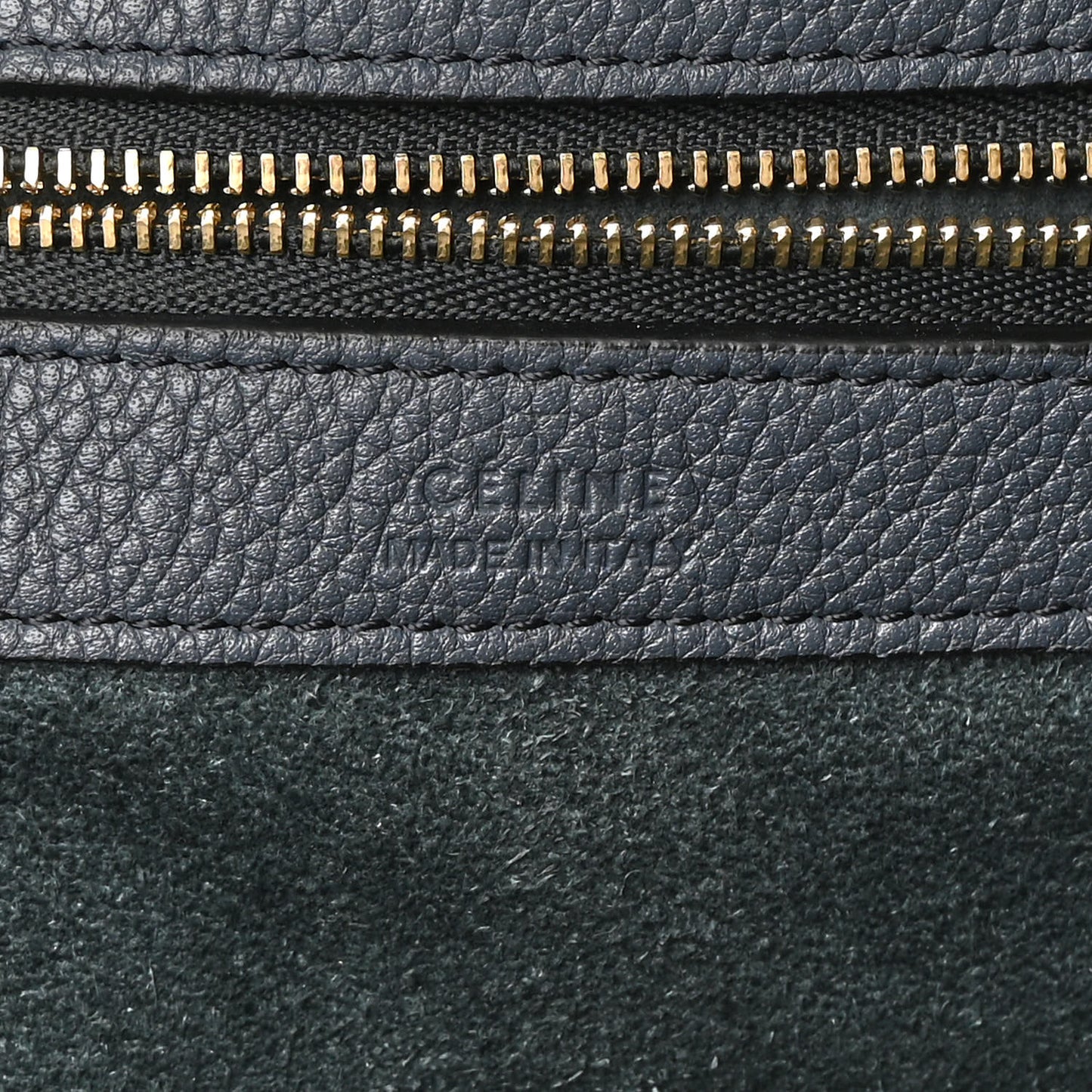 Soft Grained Calfskin Small Belt Cabas Phantom Slate