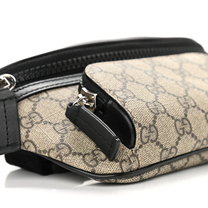 Gucci GG Supreme Monogram Belt Bag Black 9 of 10
