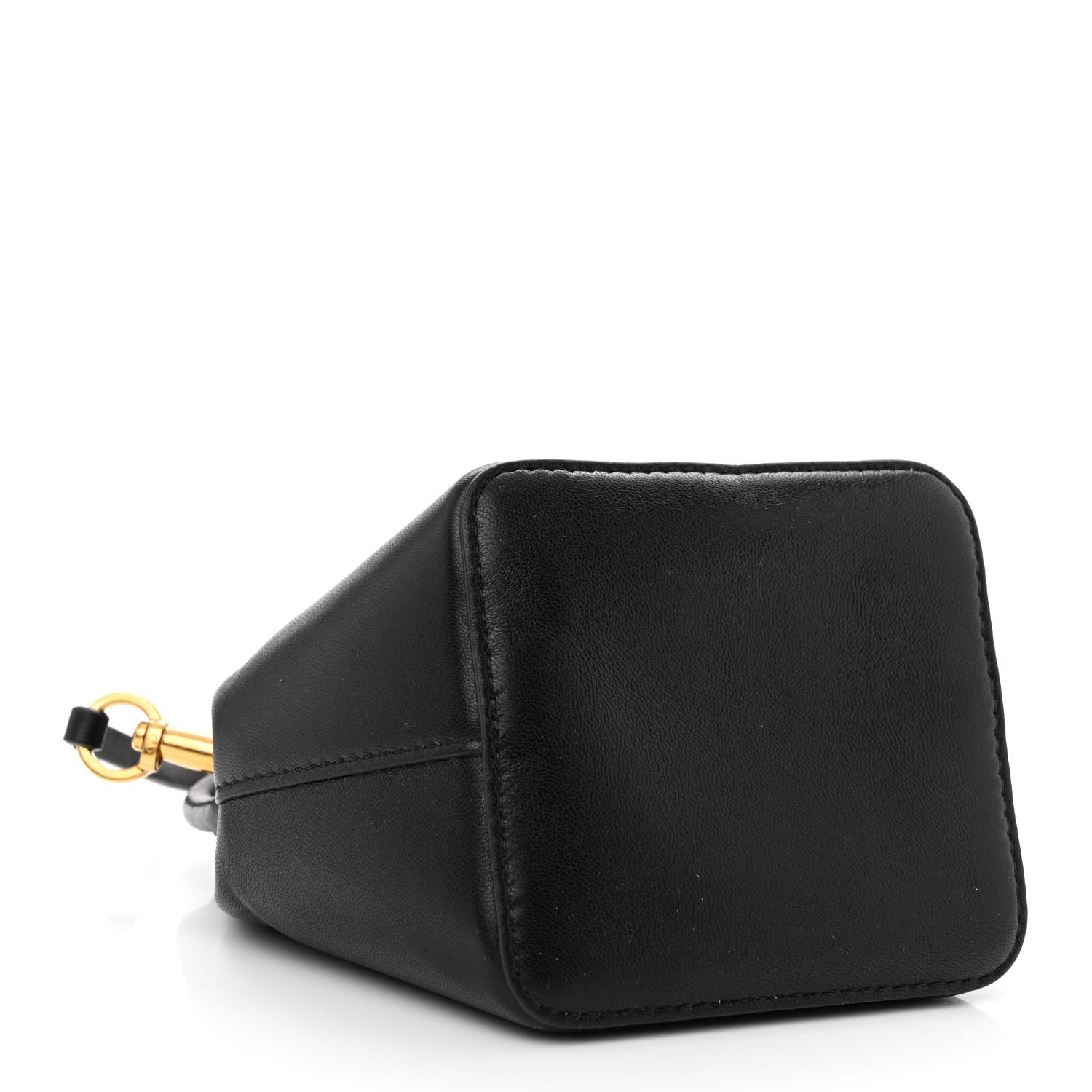 Valentino Garavani Nappa Mini Vlogo Bucket Bag Black 4 of 9