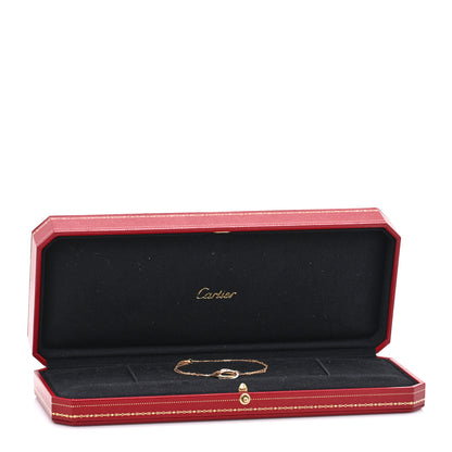 Cartier 18K Pink Yellow White Gold Diamond Trinity Bracelet 4 of 4