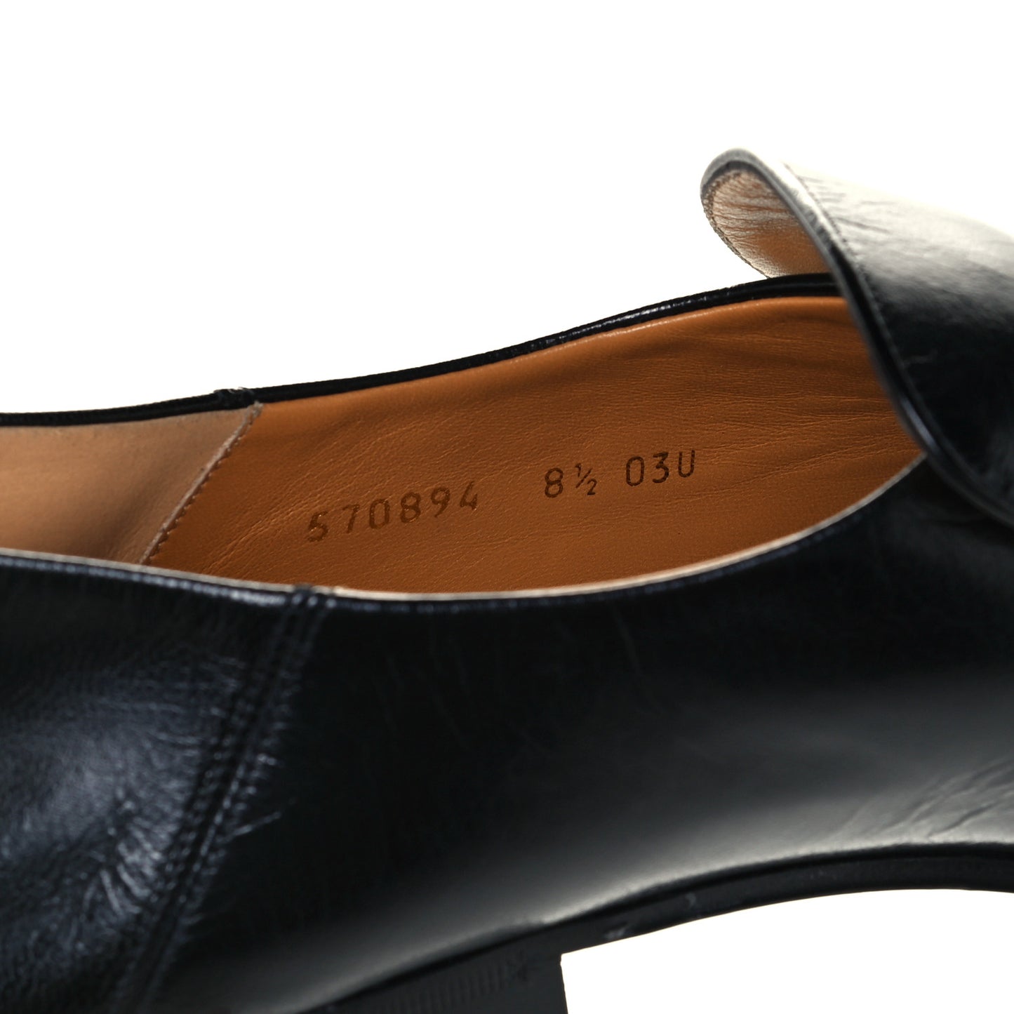 Goatskin Mens Horsebit Loafers 8.5 Black