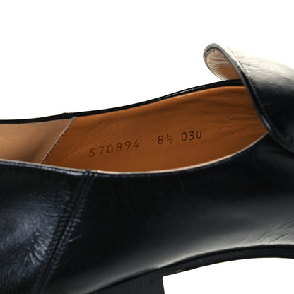 Gucci Goatskin Mens Horsebit Loafers 8.5 Black 9 of 9