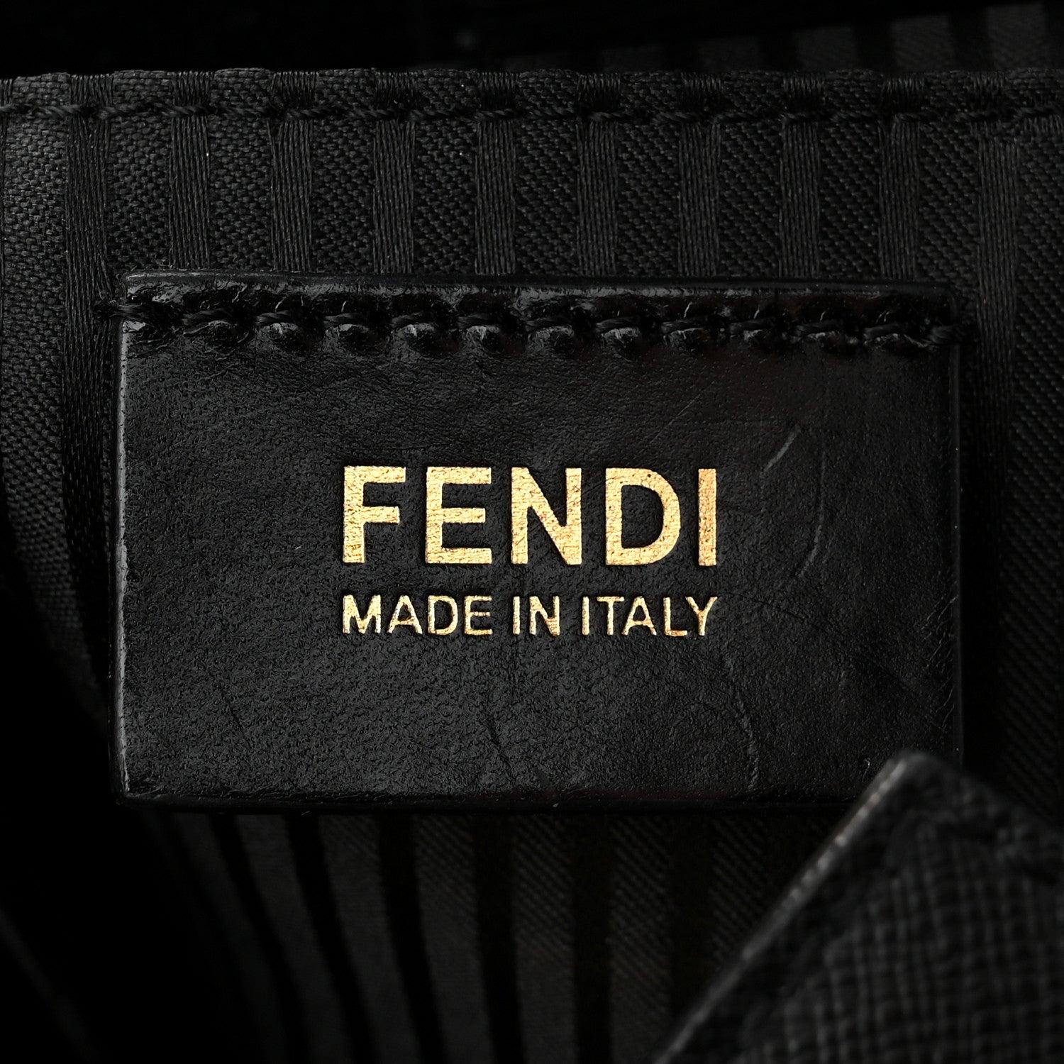 Fendi Vitello Elite Regular 2Jours Tote Black 6 of 10