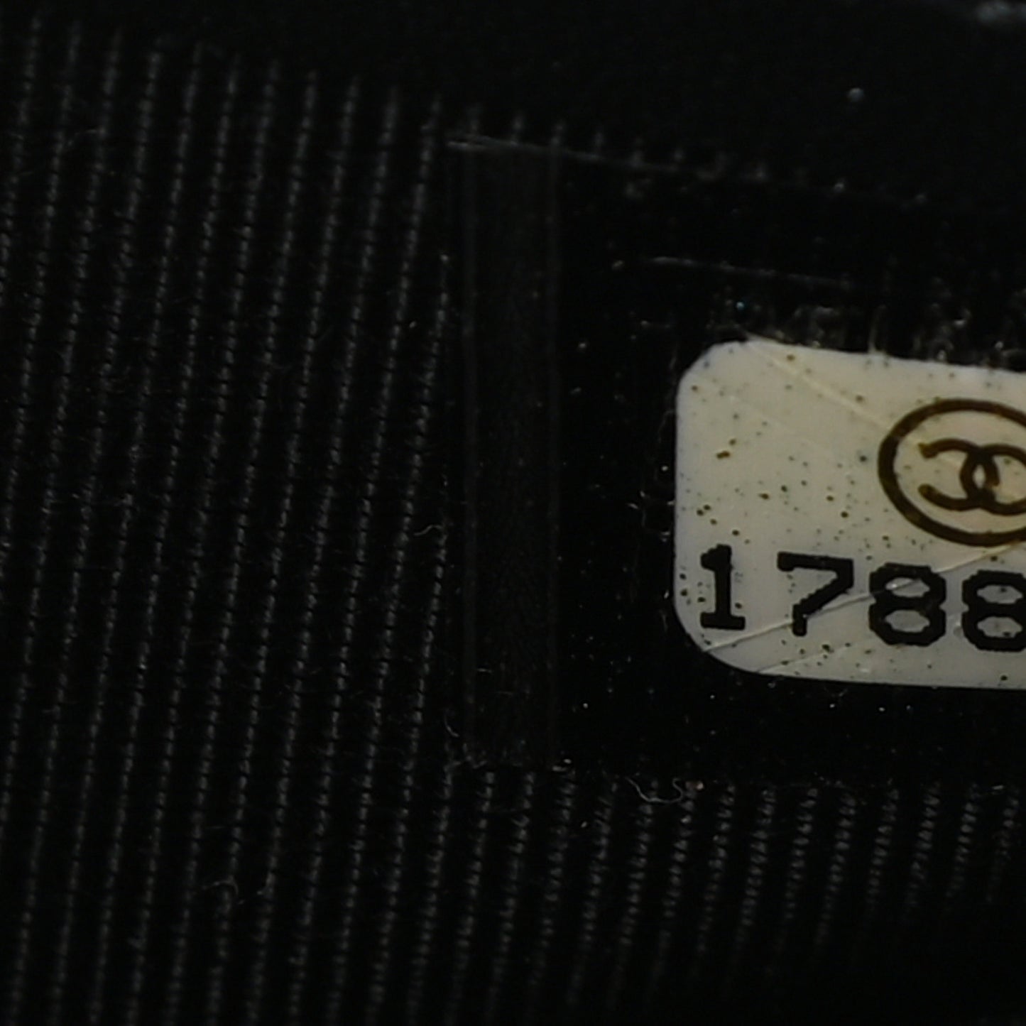 Iridescent Caviar Quilted Passport Holder Black