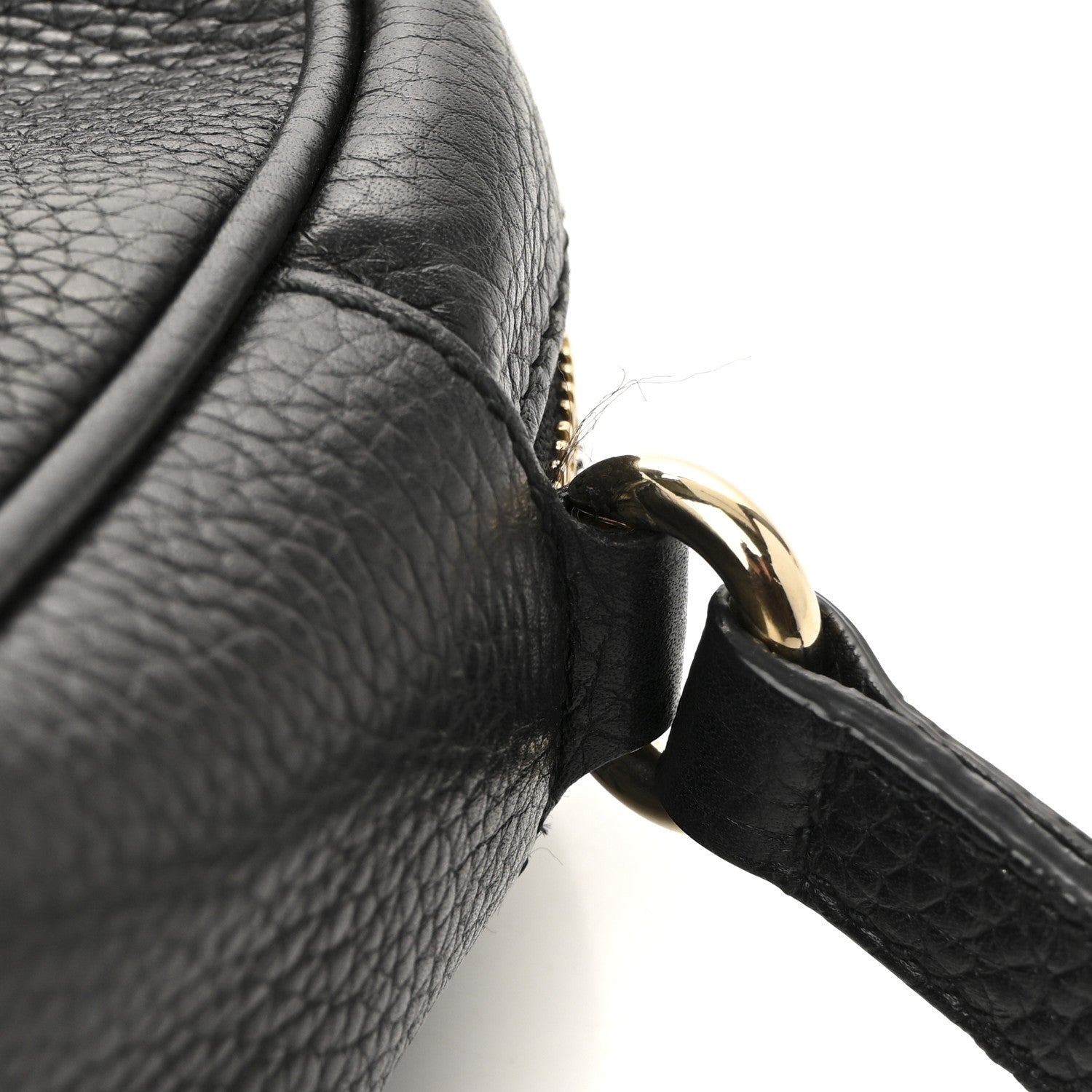 Gucci Pebbled Calfskin Small Soho Disco Bag Black 13 of 13