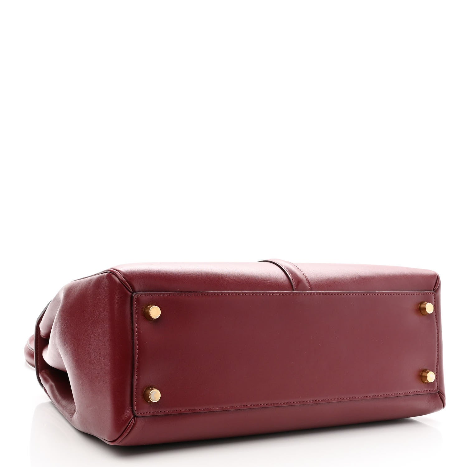 Celine Satinated Calfskin Medium 16 Top Handle Bag Light Burgundy 4 of 12