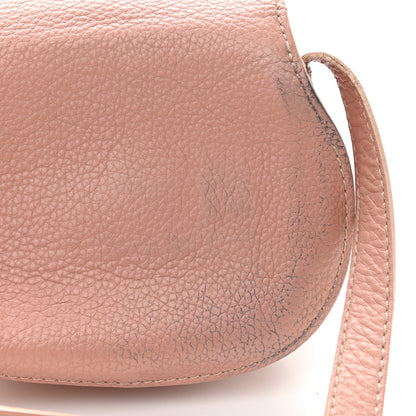 Chloe Grained Calfskin Small Marcie Saddle Bag Anemone Pink 15 of 17