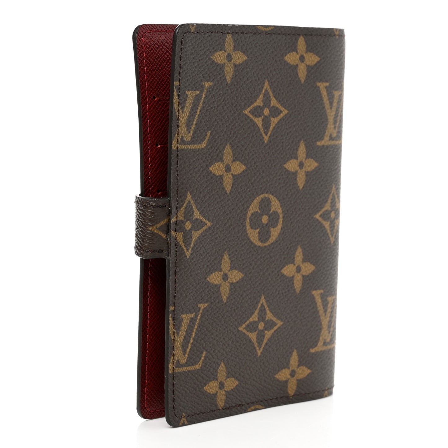 Monogram My LV Heritage Small Ring Agenda Cover Rouge Black