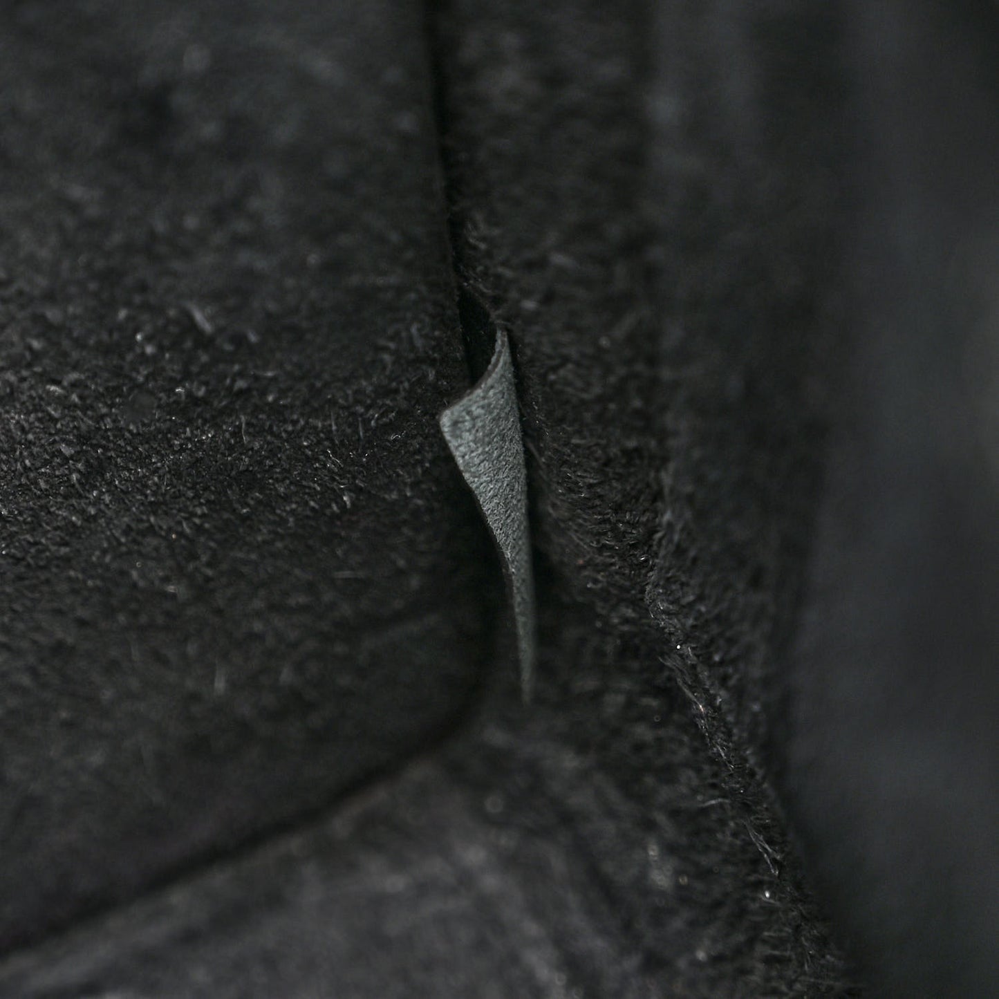 Drummed Calfskin Nano Luggage Black