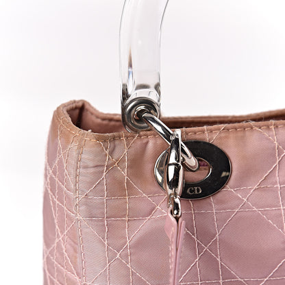 Christian Dior Satin Cannage Medium Lady Dior Pink 12 of 18