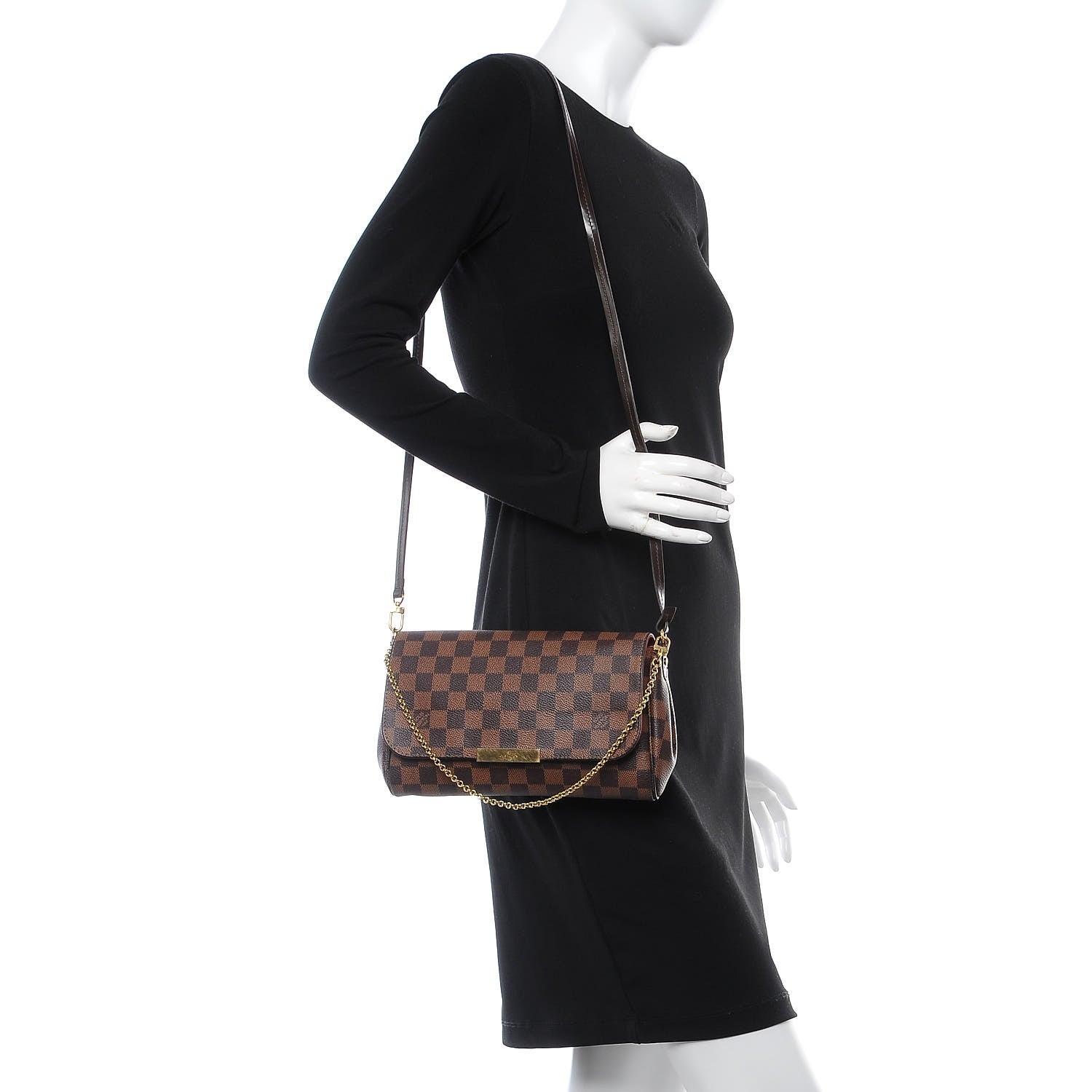Louis Vuitton Damier Ebene Favorite MM 2 of 16
