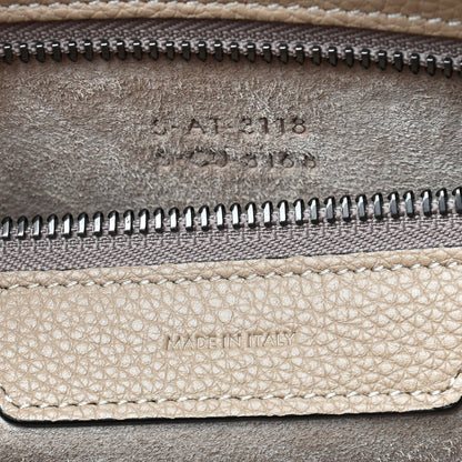 Celine Drummed Calfskin Mini Luggage Dune 6 of 9
