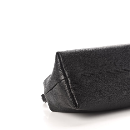 Chanel Grained Calfskin Logo Cosmetic Case Black 8 of 14