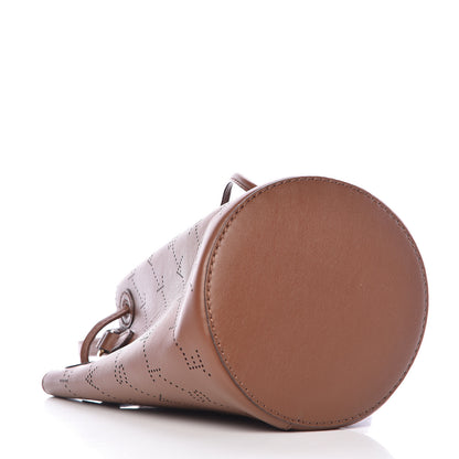 Stella McCartney Perforated Eco Alter Nappa Mini Bucket Bag Brown 4 of 15