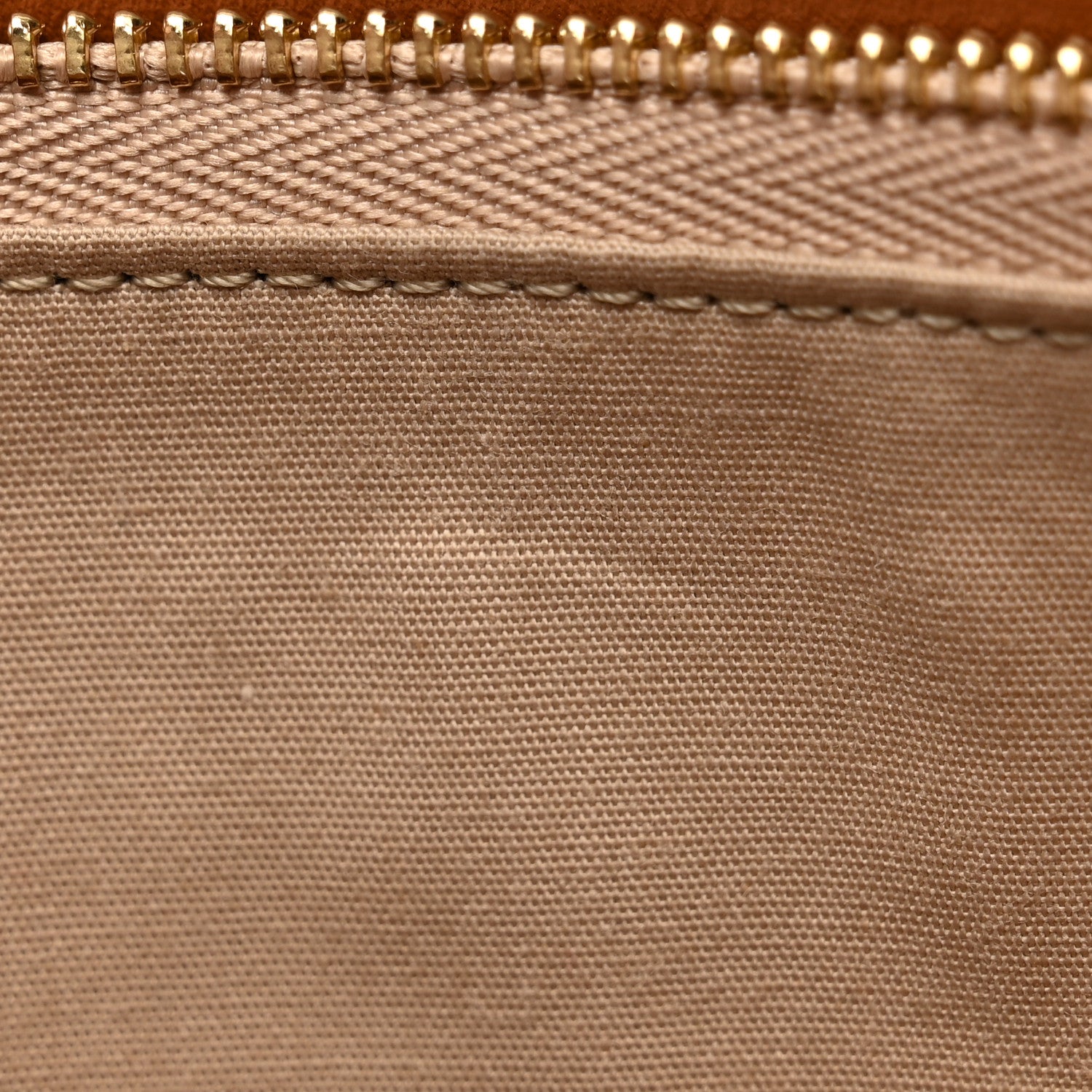 Chloe Calfskin Alphabet Flat Pouch Clutch Tan 12 of 14