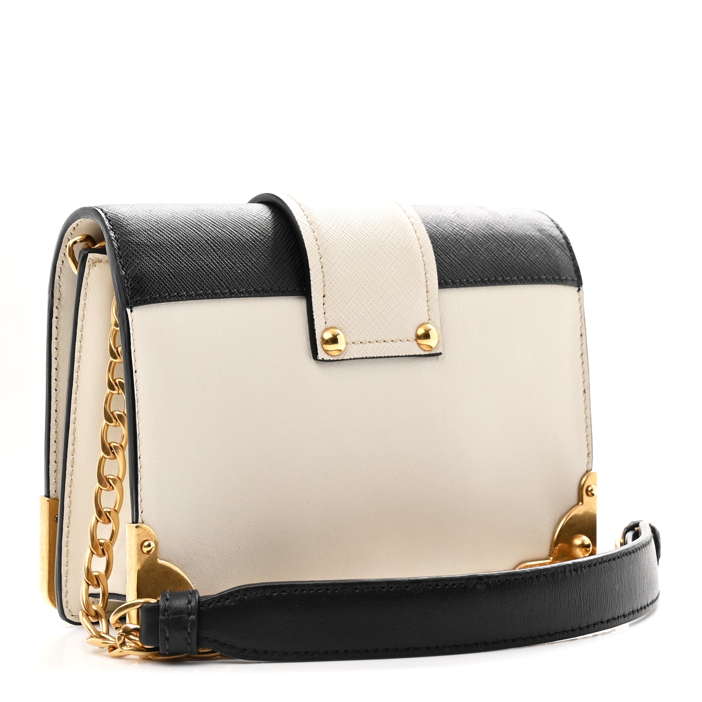 City Calf Saffiano Astrology Cahier Bag Talco Black
