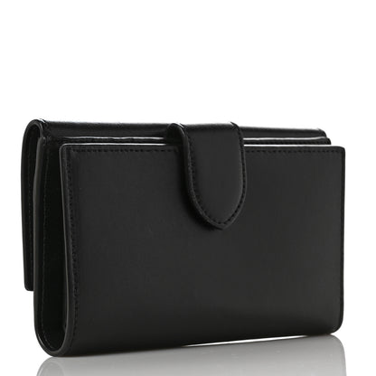 Fendi Vitello Liberty Century Lucido By The Way Medium Bi-Fold Wallet English Black 4 of 9